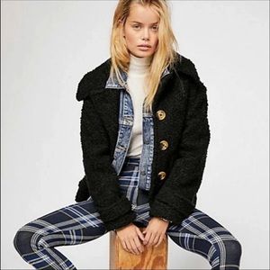 Free People Soft Teddy Coat